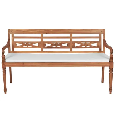 Immagine prodotto di Panchina Batavia con Cuscini 150 cm in Teak