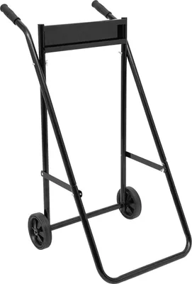 Produktbild von Bootsmotor Transportwagen/Motorständer - Klappbar - 40 kg Traglast - Für Motoren bis 30 PS - Räder 15 cm - Gewicht 5,8 kg - Stabiler Stand - Schwarz