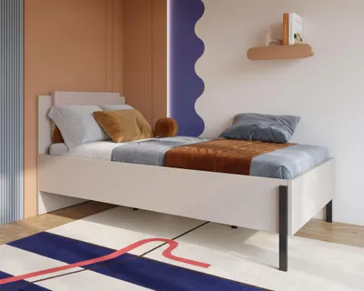 Obrázok produktu pre Jednolôžková posteľ 100x200 ADIS S - kašmír