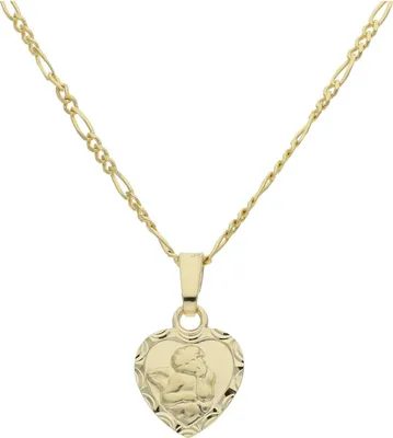 Produktbild von JuwelmaLux Anhänger 333/000 (8 Karat) Gold Schutzengel Herz JL32-02-0066