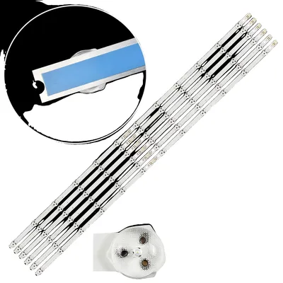Obrázok produktu pre LED pásik, dĺžka 873 mm, 12 LED diód na pásik, napätie 3 V, CE, modrá