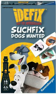 Produktbild von Ravensburger Mitbringspiel – 20935 – Idefix Suchfix, das spannende Merkspiel mit Idefix und seinen unbeugsamen Freunden,