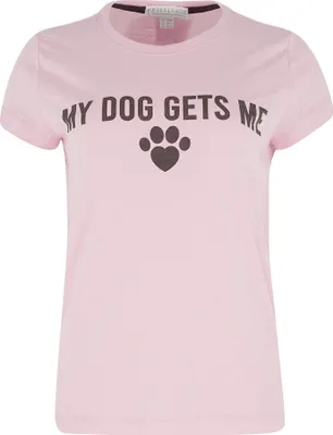 Produktbild von PJ Salvage schlaf-oberteil pyjama-oberteil top pyjama My Dog Gets Me rose L (Damen)