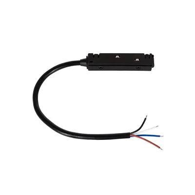Produktbild von Verbinder mit Kabel für externe Stromversorgung für Magnetschiene 20mm Schwarz