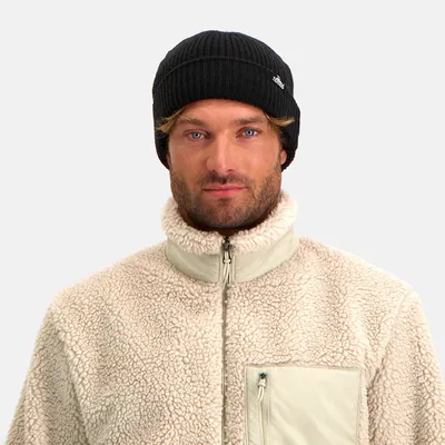 Produktbild von NOMAD® Turoa Wollmütze Schwarz Wärmend Einheitsgröße Rippenstrick Wollmischung