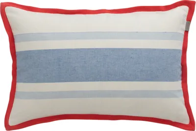 Produktbild von GANT Baumwolle LINEN STRIPE Zierkissen 40x60 cm Farbe WATERFALL BLUE