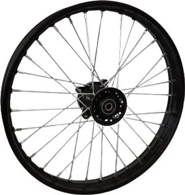 Produktbild von Dirtbike Stahlfelge Pitbike Rad Ersatzfelge 1,6 x 17 Zoll vorne 12 mm Achse