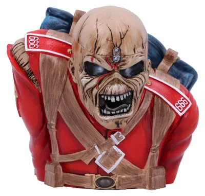 Produktbild von Iron Maiden The Trooper Figur mit Geheimfach12cm