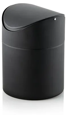 Obrázek produktu pro Stolní odpadkový koš 1,2 l, s výklopným víkem, Ø 12 cm, (V) 16 cm