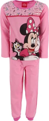 Immagine prodotto di Pigiama in cotone Disney Minnie Mouse - Comodo pigiama e abbigliamento da notte per bambini Rosa 5 anni
