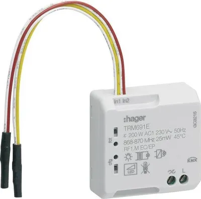 Zdjęcie produktu dla Hager TRM691E, -15 - 45 °C, 38 mm, 1 szt.