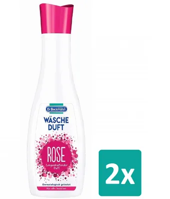 Produktbild von Dr. Beckmann Wäscheduft Rose 2x250ml frisch lananhaltend Duft Gerüche fasertief