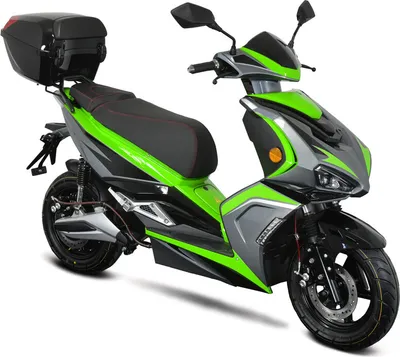 Produktbild von Elektro Motorroller e-Striker 25km/h mit Bosch Motor 3000 W, mit Top Case, grün GT Union