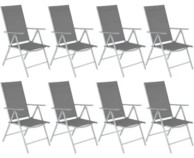 Produktbild von tectake® Klappbare Gartenstühle mit verstellbarer Lehne, Netzgewebe