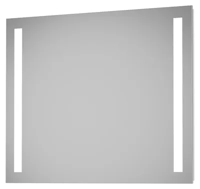 Produktbild von LED Badspiegel 80×60 cm, Aluminiumrahmen, Lichtfarbe neutralweiß, IP24