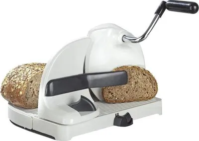 Produktbild von Famanu Brotschneidemaschine - Professionelle Mandoline mit verstellbarer Schnittstärke