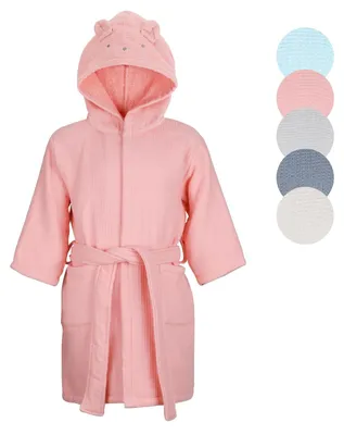 Imagen del producto de Solidchoice: Bata de algodón 100% para niños y niñas