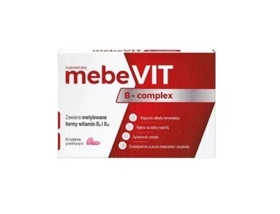 Zdjęcie produktu dla MebeVIT B-complex, 60 tabletek