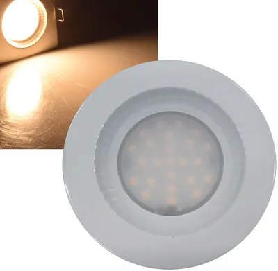 Produktbild von LED Einbauleuchte warmweiß, 85x40mm, 5W, IP54, für Feuchträume