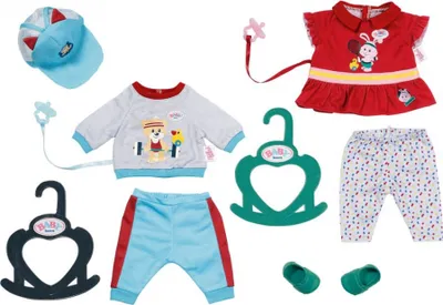 Produktbild von Baby Born und Baby Annabell Puppe Kleidung sportliches Outfit Mädchen oder Junge
