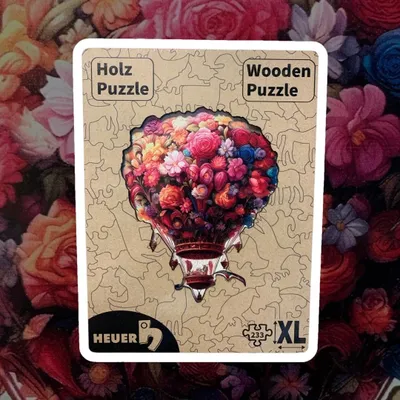 Produktbild von Creative-Art Wooden-Puzzle Holzpuzzle HEUER Motiv: Heißluftballon, 233 Teile XL