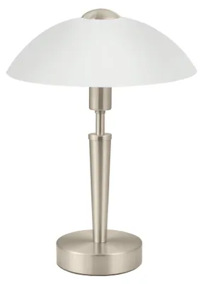 Immagine prodotto di Lampada Da Tavolo Contemporanea Solo 1 Acciaio Nichel Satinato 1 Luce E14