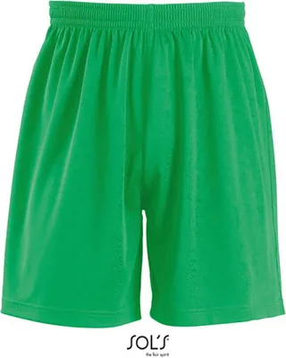 Produktbild von SOLs Teamsport 01221 | Herren Basic Shorts San Siro / Elastischer Bund mit Kordel - Farbe: Bright Green - Größe: S
