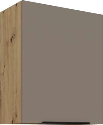 Image de Meuble haut de cuisine LUNARA - largeur 60 cm, beige foncé / chêne artisanal