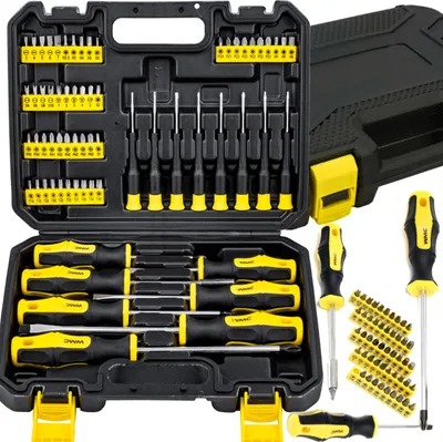 Produktbild von FORSAGE | Schraubendreher Satz magnetisch, Bits, 65tlg