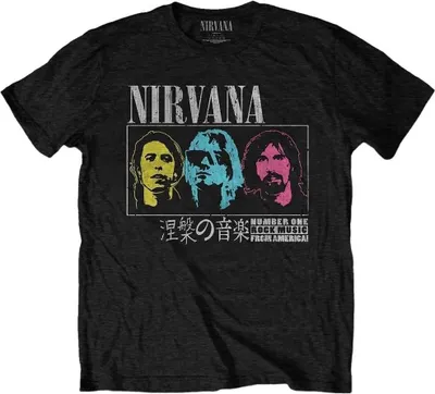 Produktbild von Nirvana T-Shirt Japan! Uni Black M