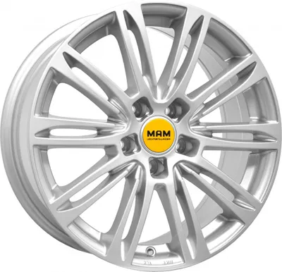 Produktbild von 16 Zoll MAM A4 5x112 ET48 Alufelgen SILVER PAINTED