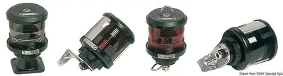 Zdjęcie produktu dla Oświetlenie nawigacyjne DHR do zawieszenia czerwone 360° 25 W, 1 szt