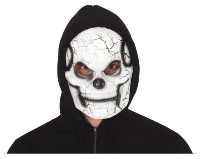 Obrázek produktu pro Děsivá maska lebka PVC Halloween 2026
