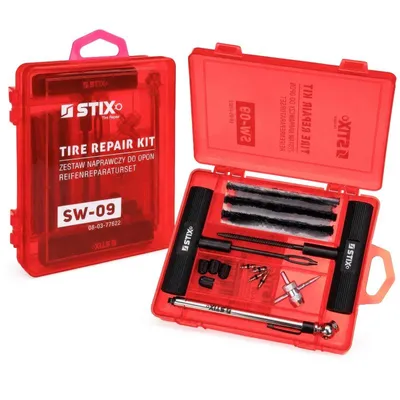 Produktbild von STIX Reifenreparatur Set SW-09 19-tlg. für schlauchlose Reifen