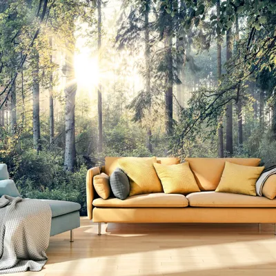 Produktbild von Basera Selbstklebende Fototapete Waldmotiv c-C-0032-a-d, mit UV-Schutz, 147x105 cm
