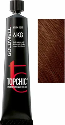 Produktbild von Goldwell Topchic The Reds, Kastanienbraun, 6KG, Dark Copper Gold, Unisex, 60 ml, Alle Haare
