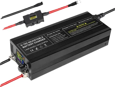 Image de Chargeur de batterie au lithium, 12V, courant réglable, XCL60A-R, prise EU