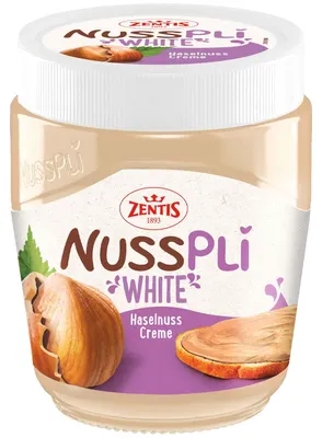 Produktbild von Zentis Nusspli White Haselnuss-Creme 300g