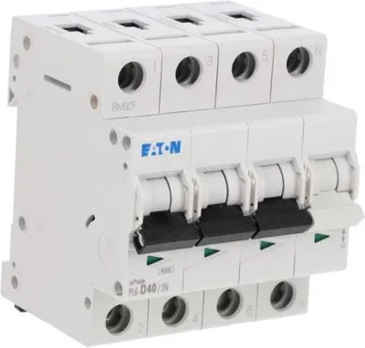Obrázok produktu pre Istič 3P+ND 40A 6kA AC PL6-D40/3N 165044