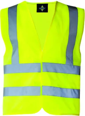 Zdjęcie produktu dla Kamizelka ochronna Korntex Hi-Vis z 4 odblaskowymi paskami Hannover
