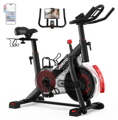 Produktbild von JOROTO Heimtrainer Fahrrad mit App & Bluetooth, leiser Magnetwiderstand
