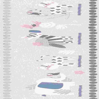 Produktbild von Rasch Papierborte 249873 Bambino XVIII rosa 5 x 0,17 m