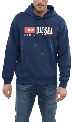 Produktbild von Diesel Herren S-GIRK-HOOD-CUTY Hoody Kapuzenshirt Blau