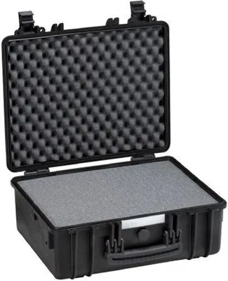 Produktbild von Explorer Cases 4419HL.B Transportkoffer mit Schaumstoff schwarz 445x345x190 mm