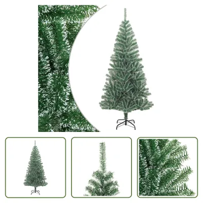 Obrázok produktu pre The Living Store Umelý vianočný stromček snehom pokrytý zelený 210 cm