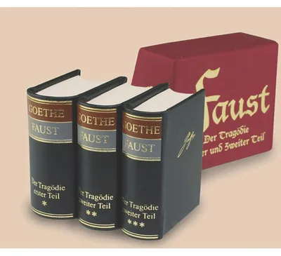 Productafbeelding van Faust. Erster und zweiter Teil. 3 Minibücher.