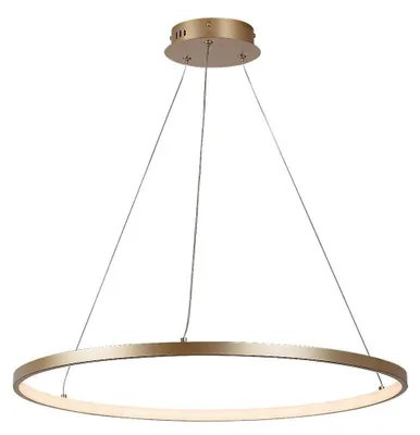 Obrázek produktu pro Rabalux Zlaté závěsné LED svítidlo Beliza 600mm 55W 72347