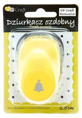 Produktbild von DpCraft Zierlocher Weihnachtsbaum 2,5 cm Motivlocher Basteln