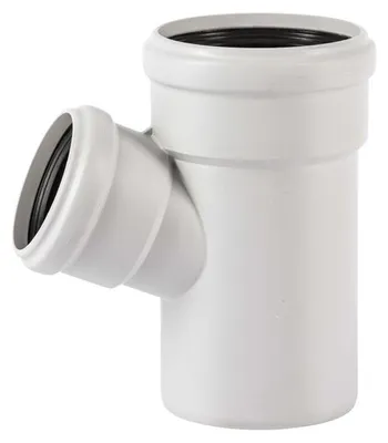 Obrázek produktu pro Odbočka odpadní odhlučněná Osma Skolan Safe SKEA 67°, DN 110 x 78, světle šedá