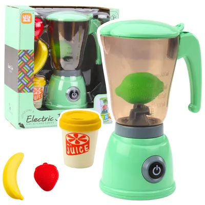 Immagine prodotto di Frullatore elettrico per bambini. Le luci della tazza di frutta sembrano verdi